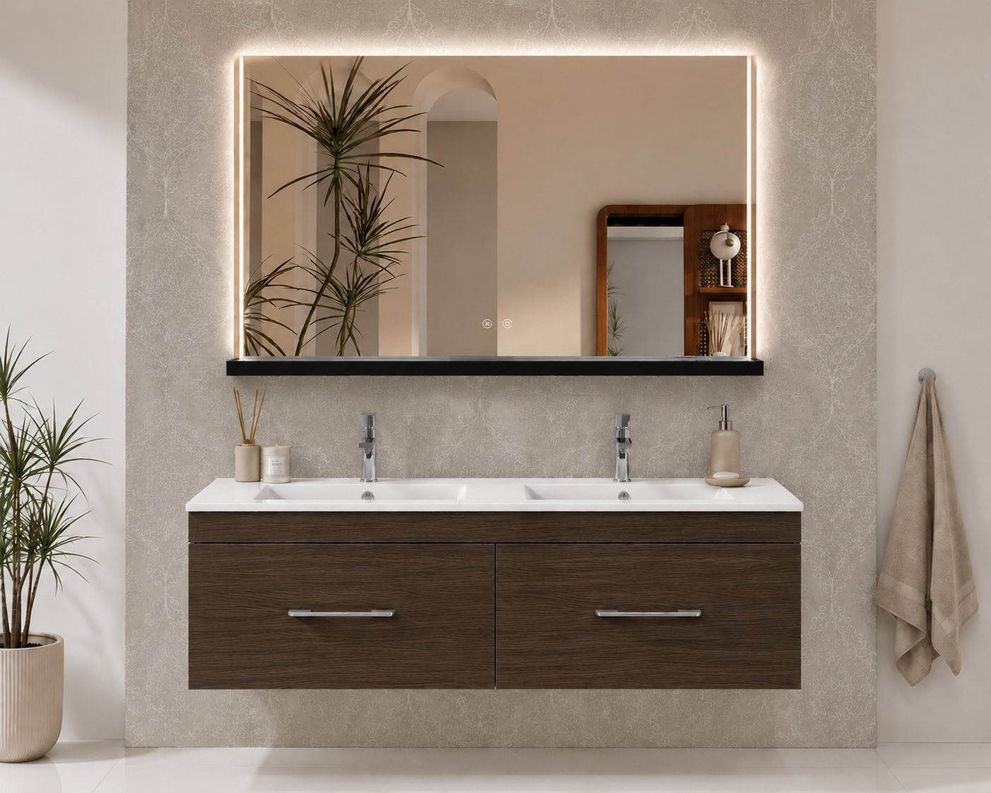 Meuble de salle de bain FLORENCIA avec lavabo