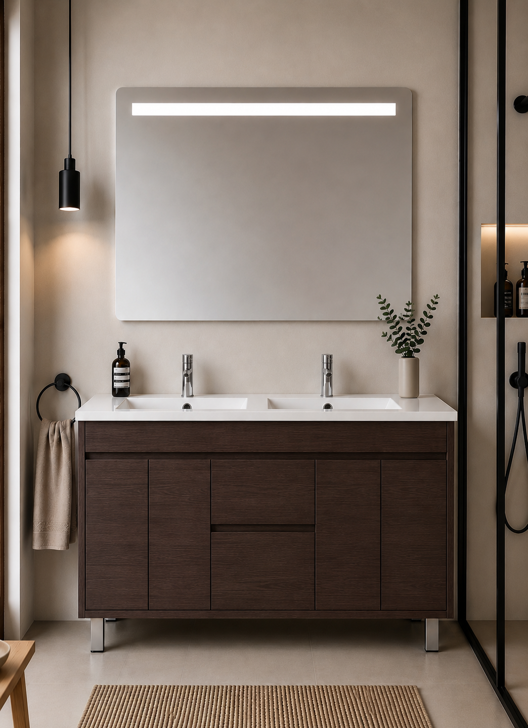 Meuble de salle de bain ISQUIA avec lavabo
