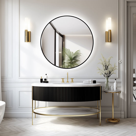 Miroir LED Ares Noir