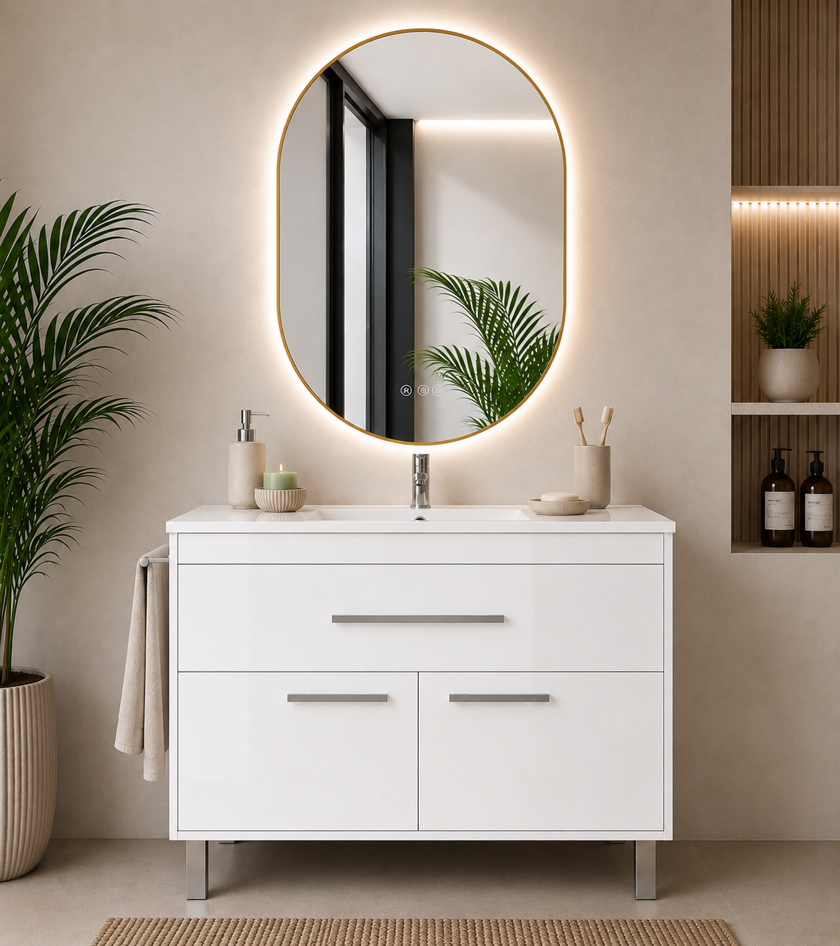 Meuble de salle de bain BAHIA avec lavabo