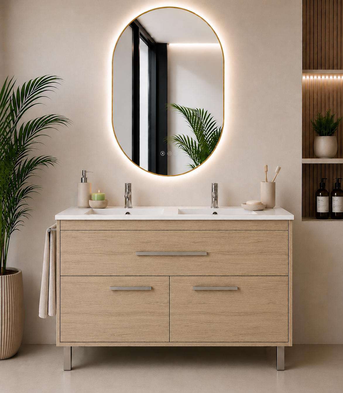 Meuble de salle de bain BAHIA avec lavabo