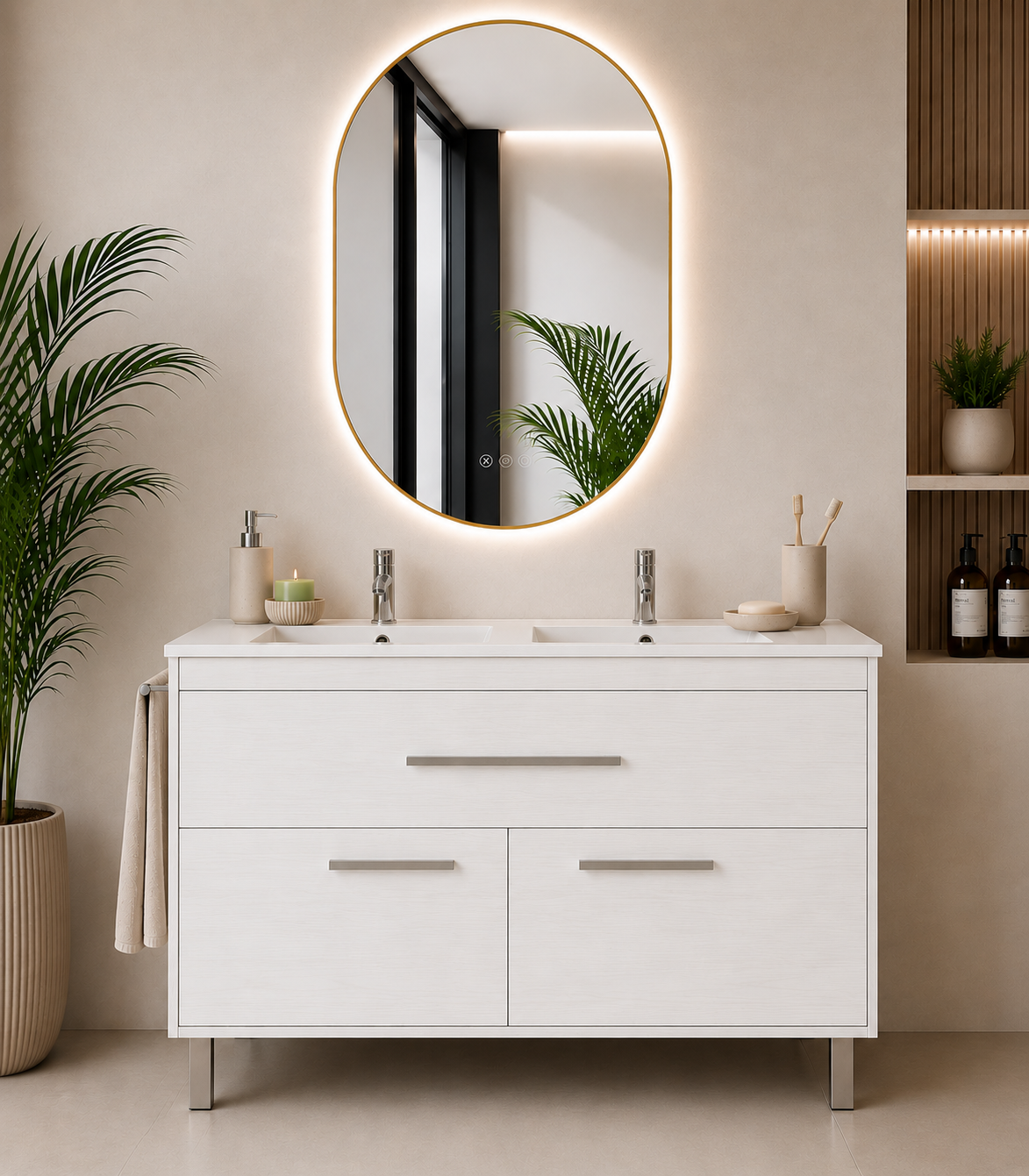 Meuble de salle de bain BAHIA avec lavabo