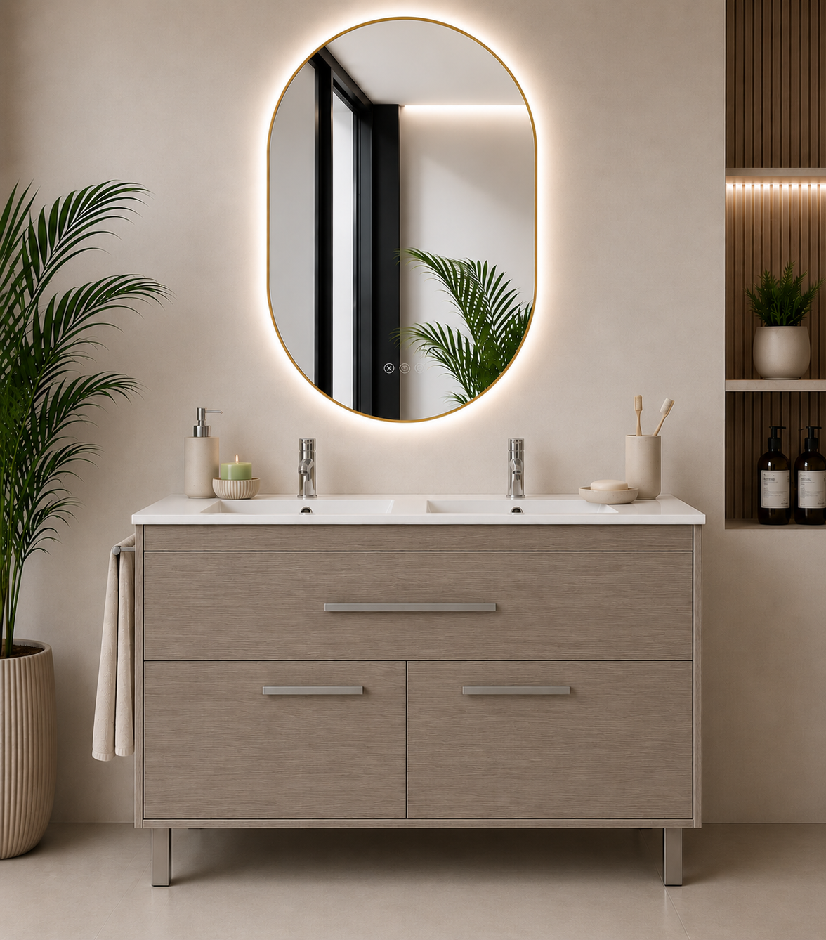 Meuble de salle de bain BAHIA avec lavabo