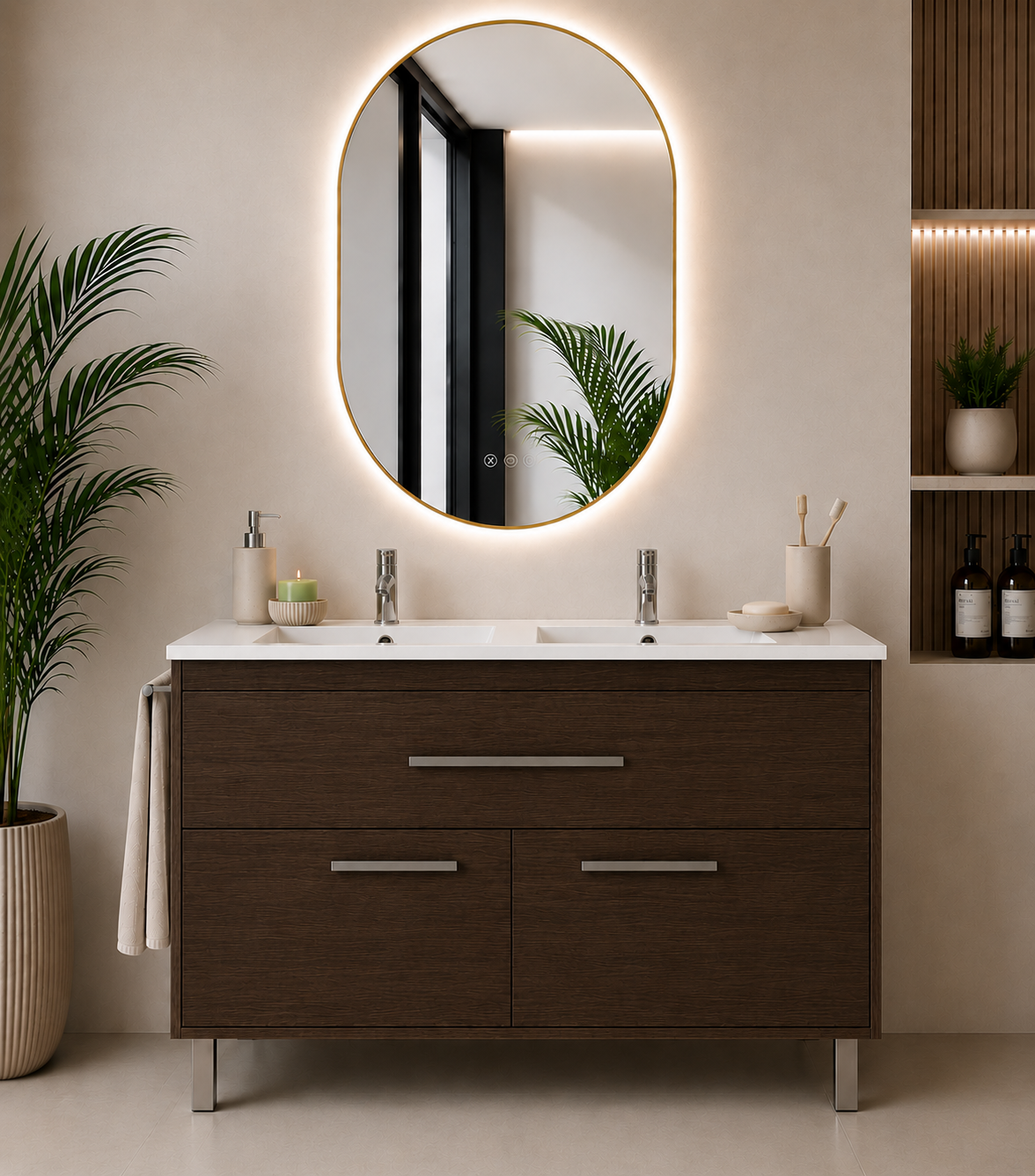 Meuble de salle de bain BAHIA avec lavabo