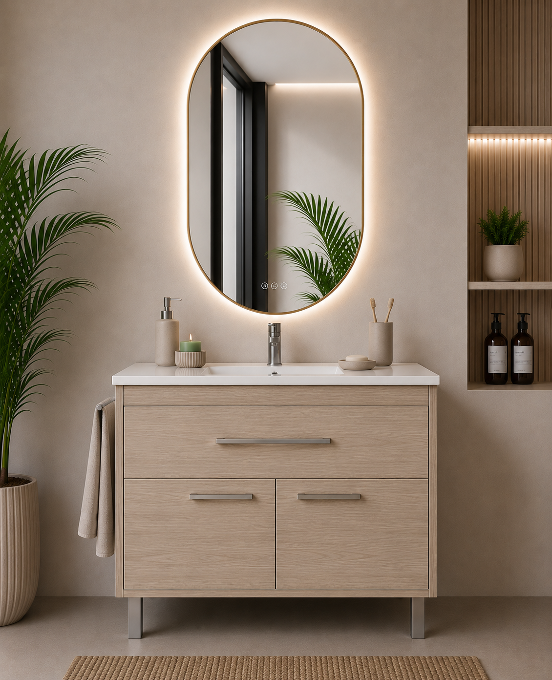 Meuble de salle de bain BAHIA avec lavabo