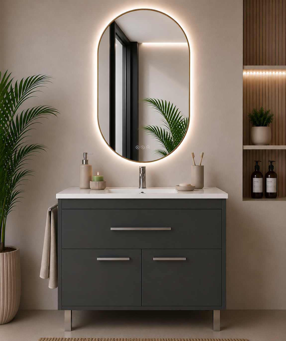 Meuble de salle de bain BAHIA avec lavabo