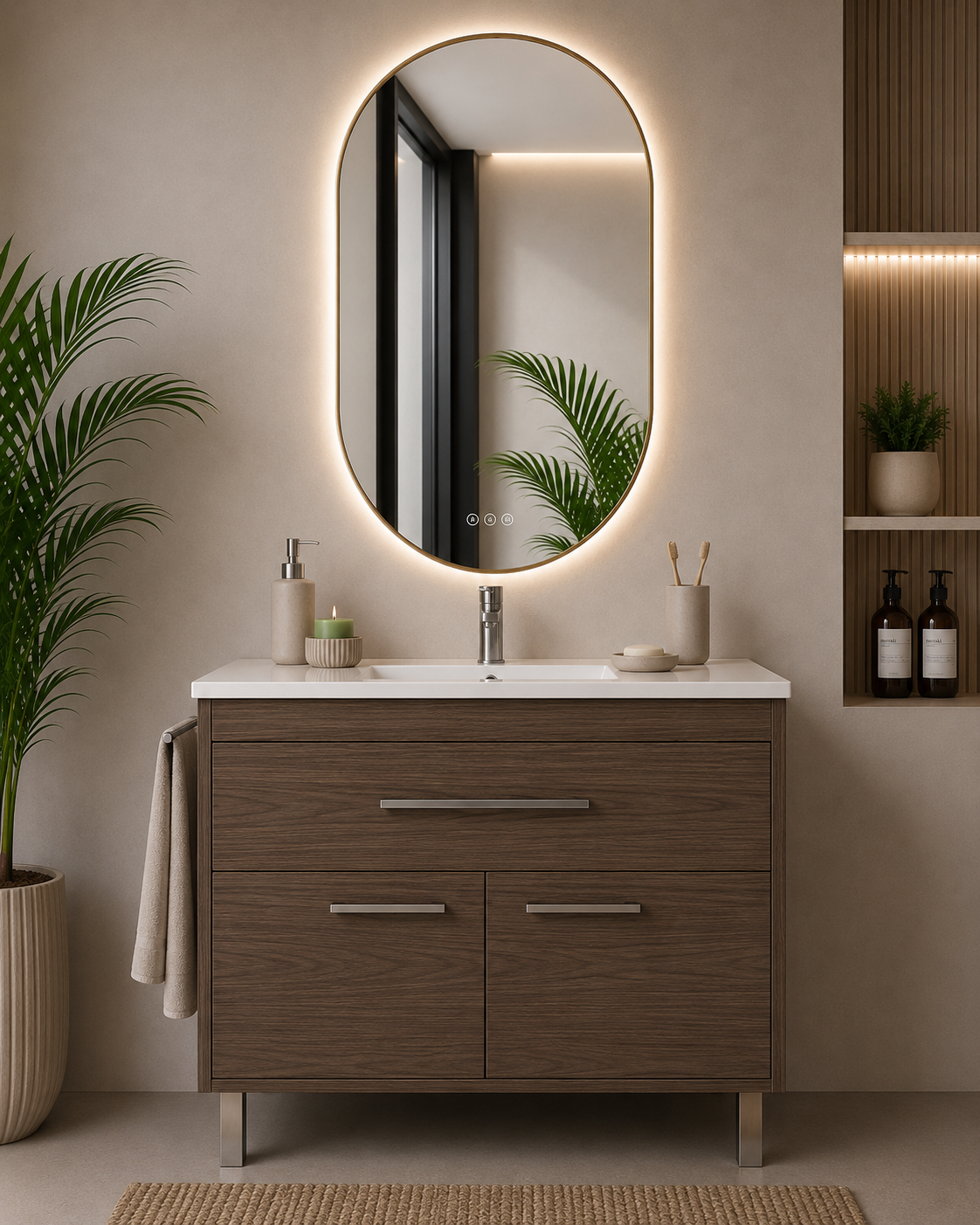 Meuble de salle de bain BAHIA avec lavabo
