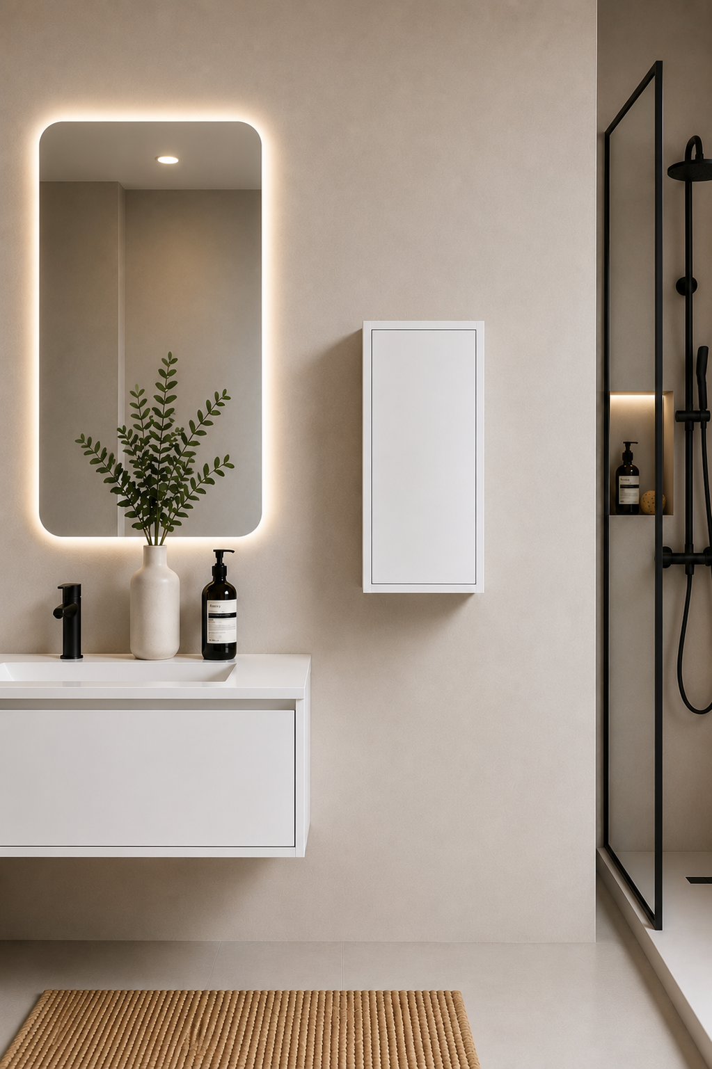 Colonne de salle de bain FLORENCIA une porte 70 cm