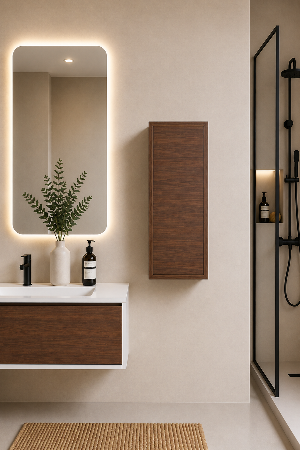 Colonne de salle de bain FLORENCIA une porte 70 cm