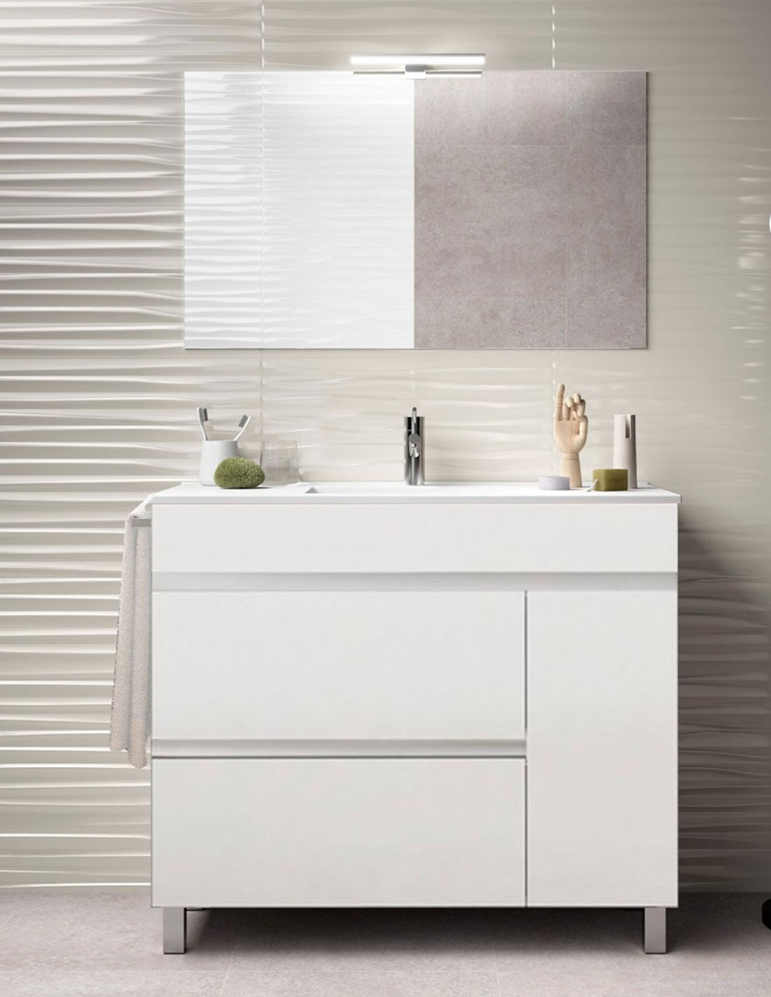Meuble de salle de bain CAPRERA avec lavabo