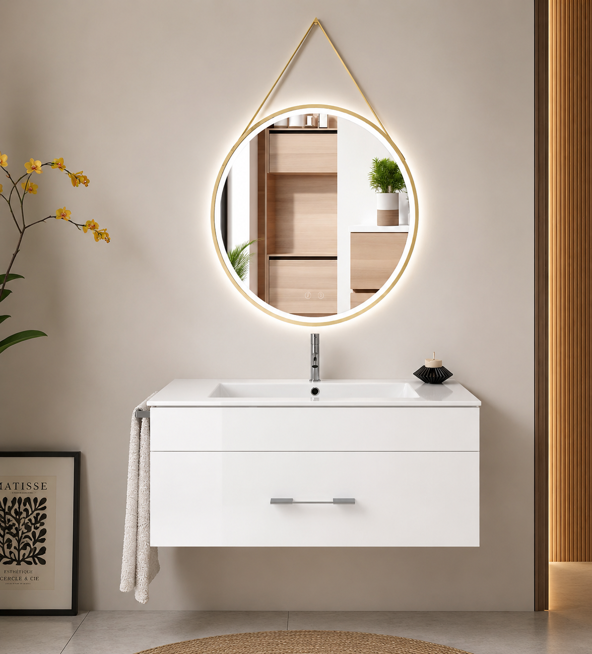 Meuble de salle de bain FLORENCIA avec lavabo
