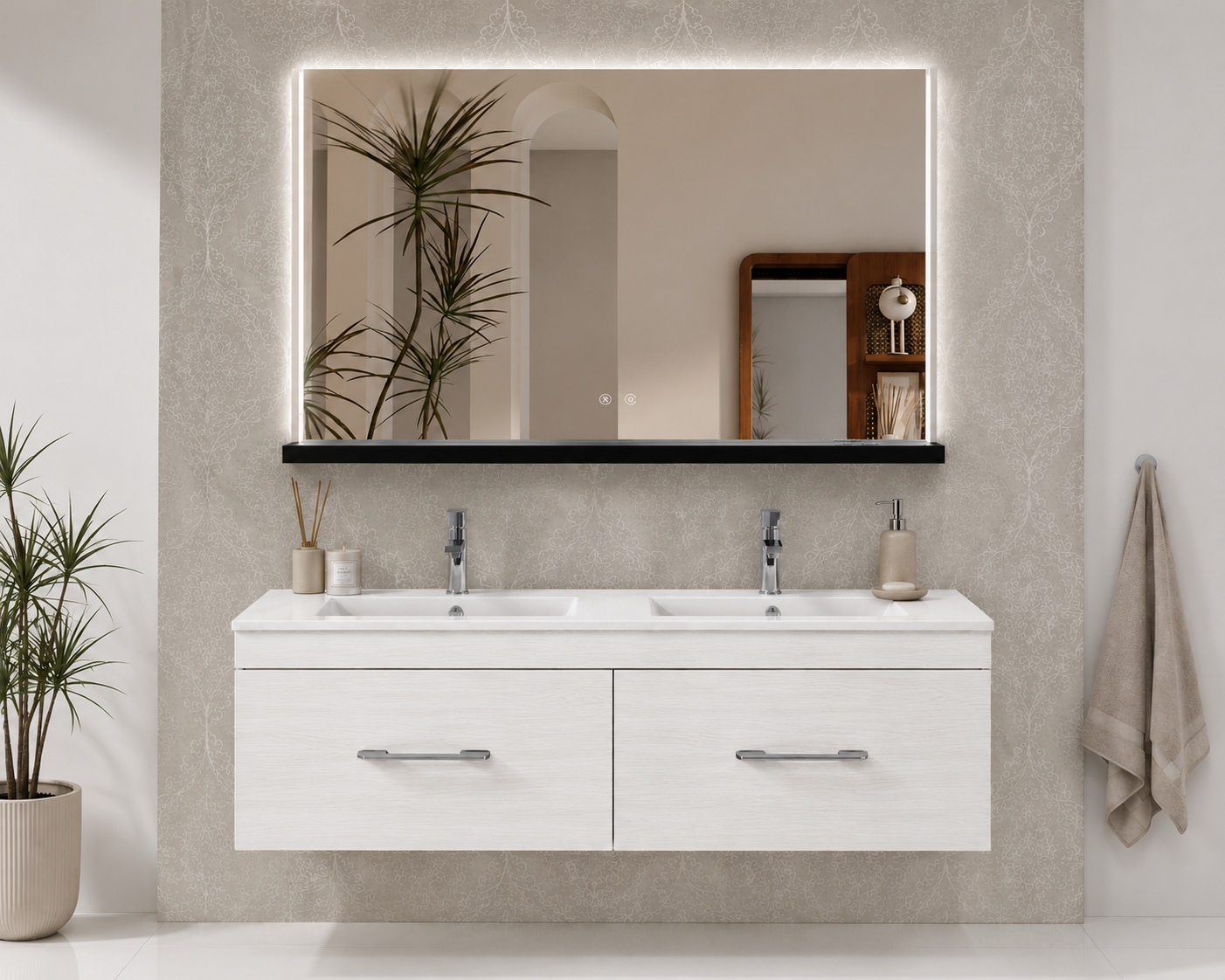 Meuble de salle de bain FLORENCIA avec lavabo