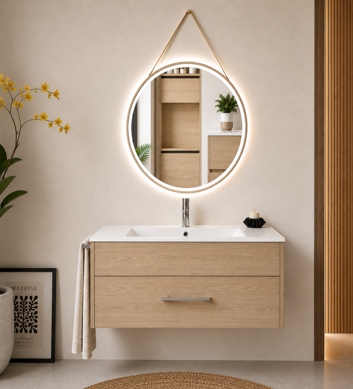 Meuble de salle de bain FLORENCIA avec lavabo