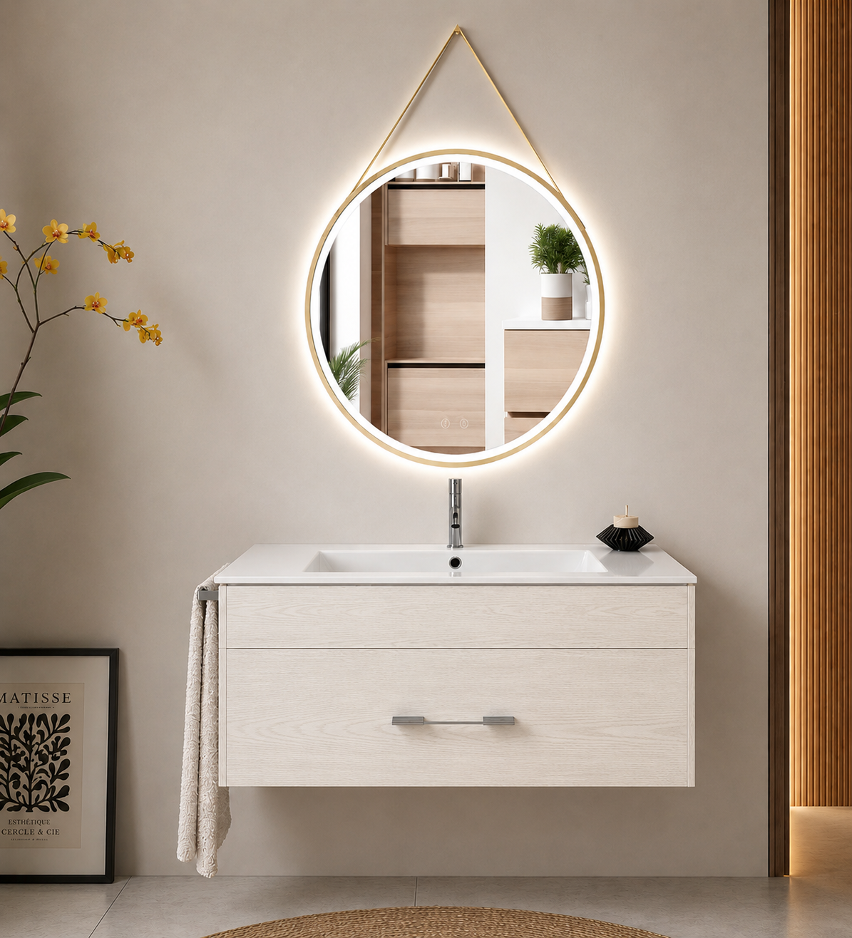 Meuble de salle de bain FLORENCIA avec lavabo