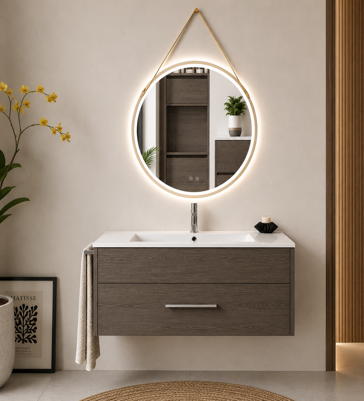 Meuble de salle de bain FLORENCIA avec lavabo