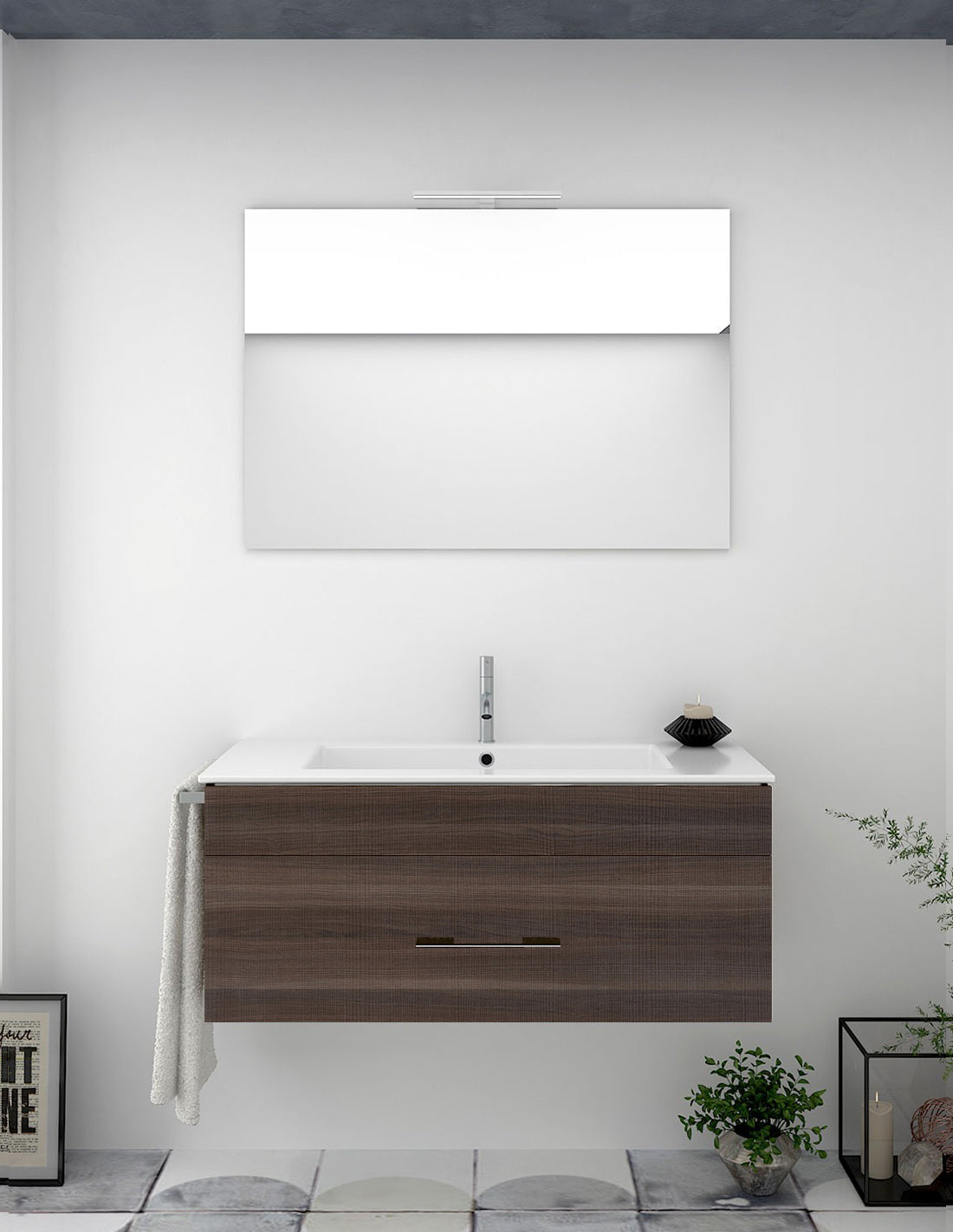 Meuble de salle de bain FLORENCIA avec lavabo