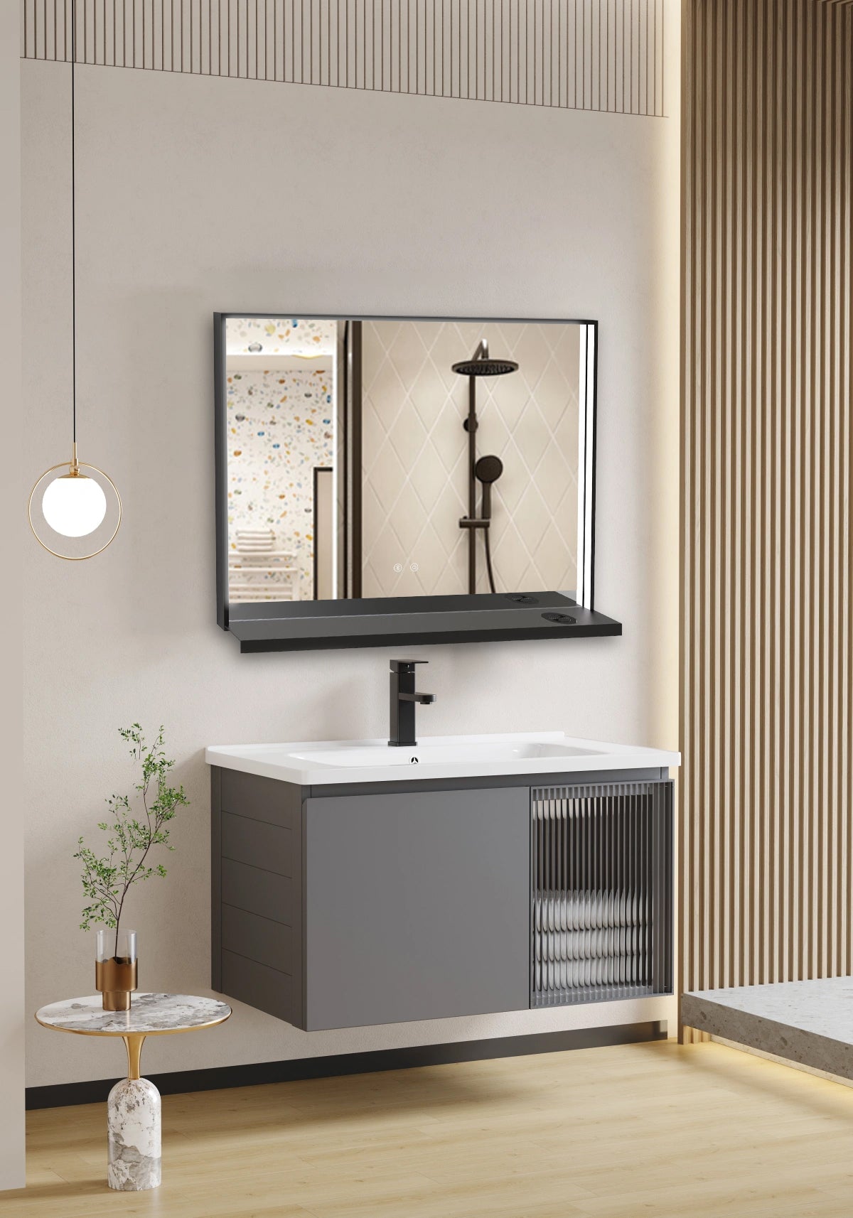 Miroir LED Danube