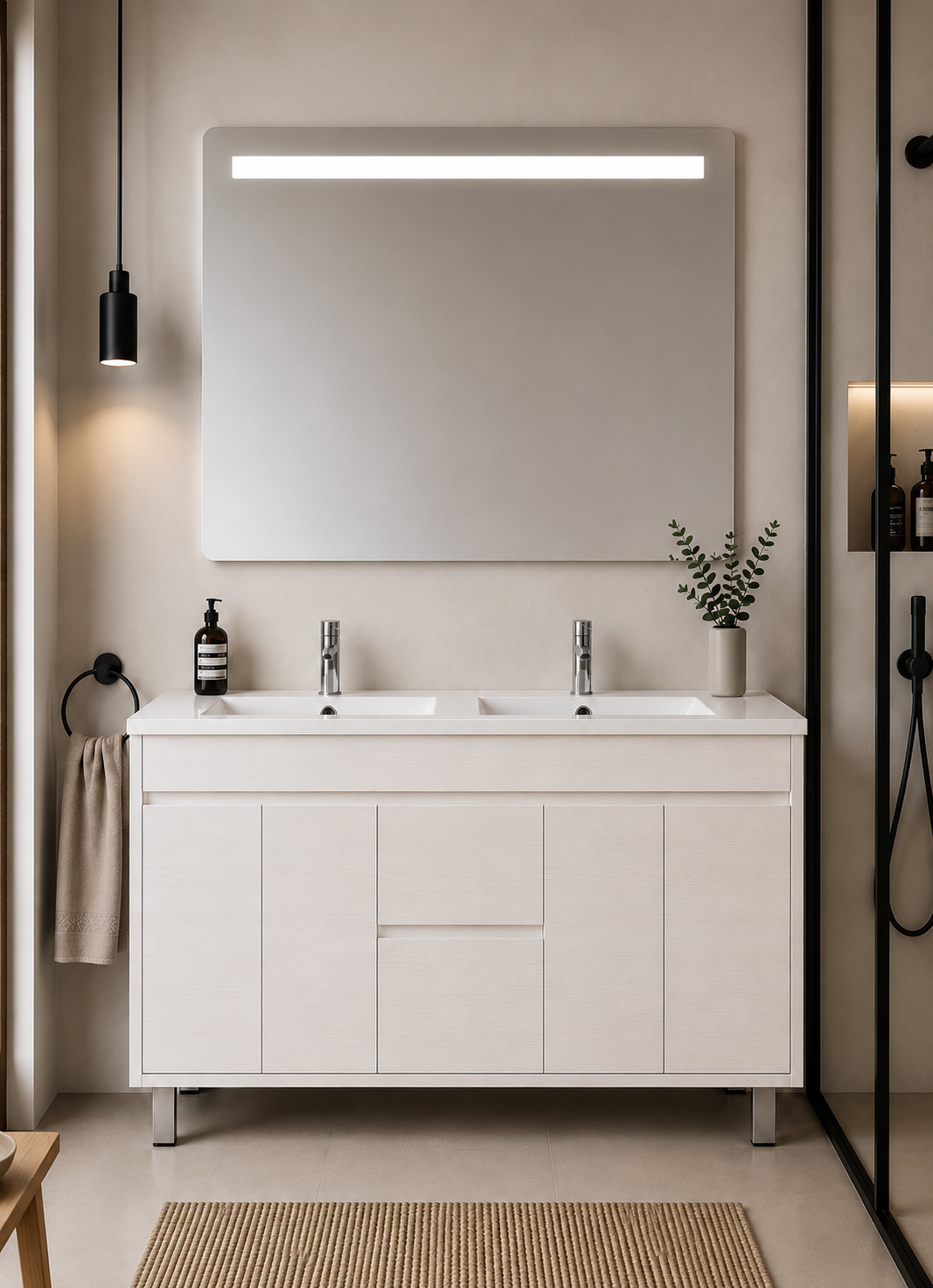 Meuble de salle de bain ISQUIA avec lavabo