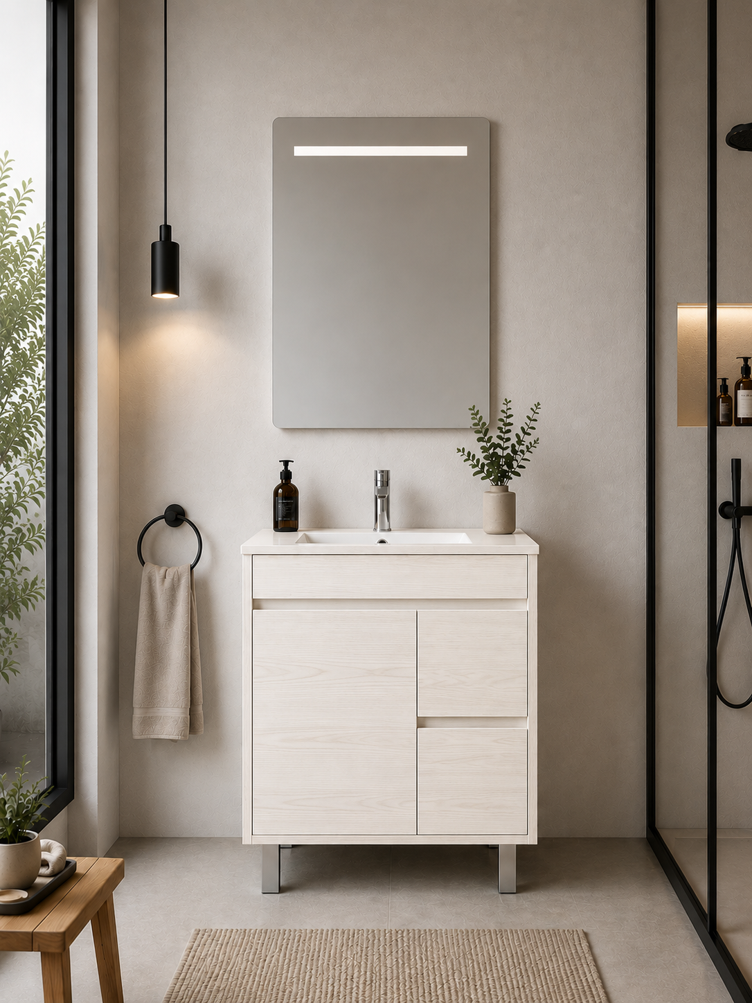 Meuble de salle de bain ISQUIA avec lavabo