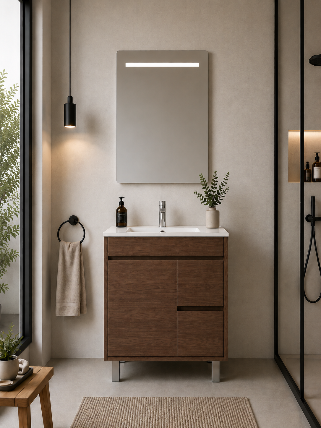 Meuble de salle de bain ISQUIA avec lavabo