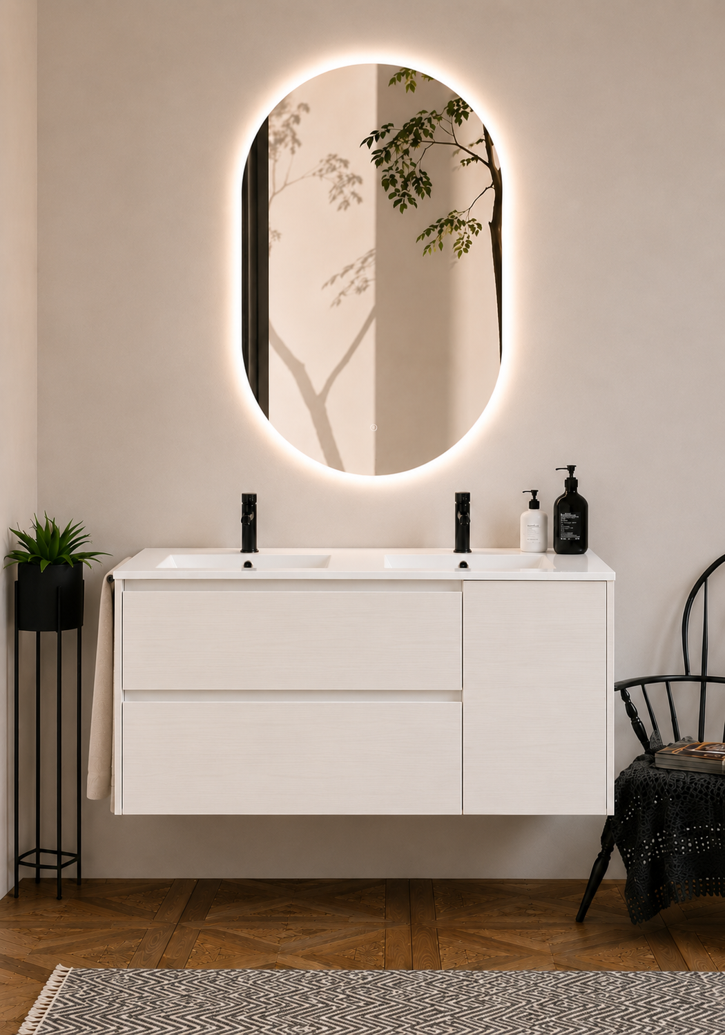 Meuble de salle de bain ITACA avec lavabo