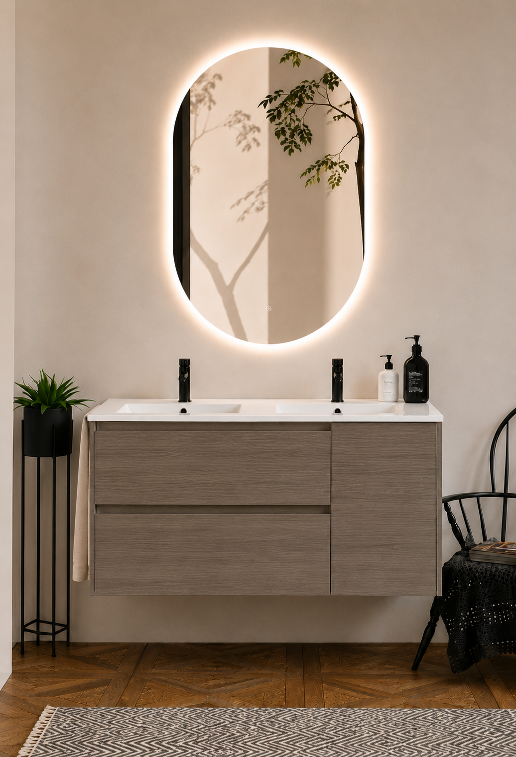 Meuble de salle de bain ITACA avec lavabo