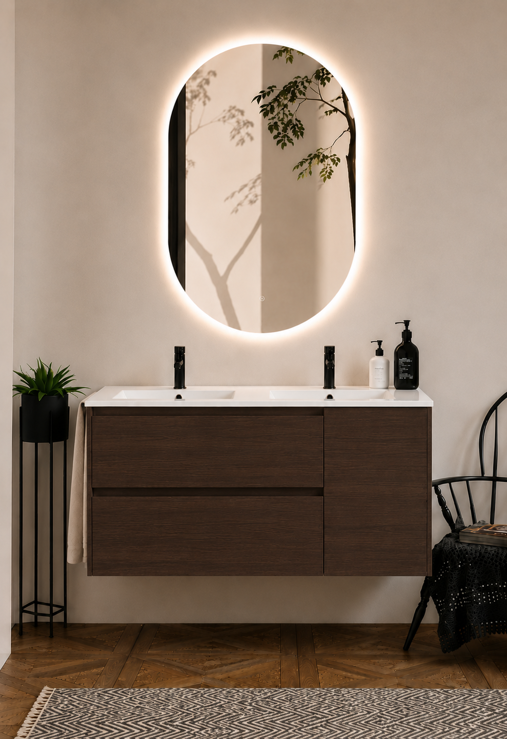 Meuble de salle de bain ITACA avec lavabo