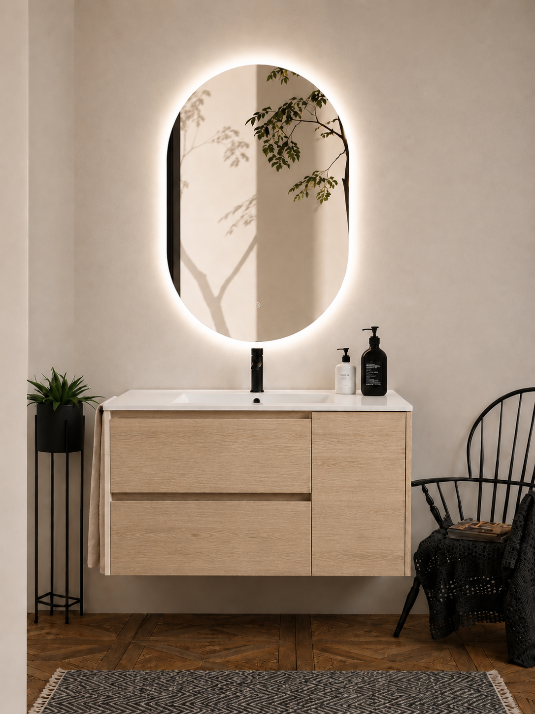 Meuble de salle de bain ITACA avec lavabo