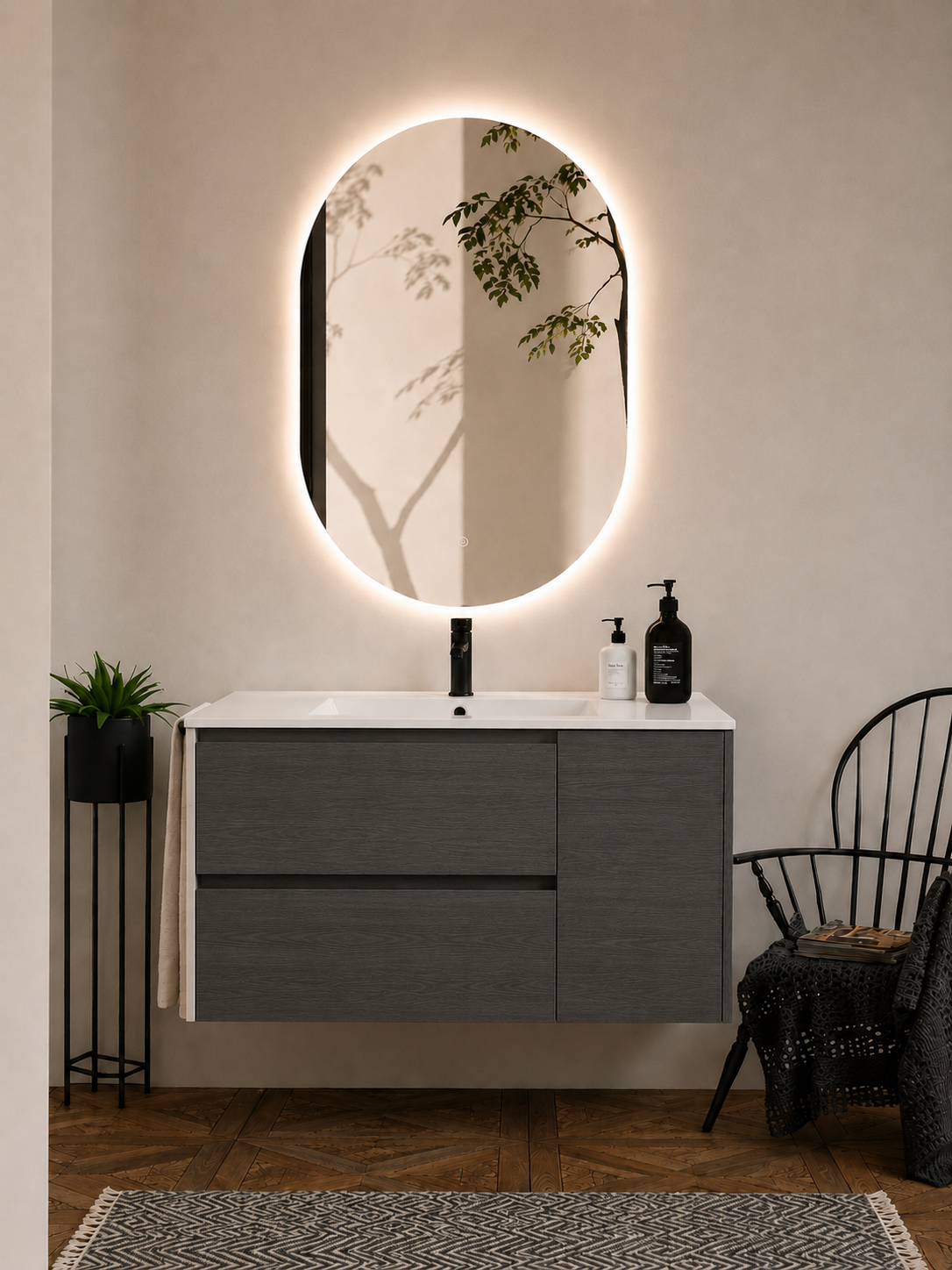 Meuble de salle de bain ITACA avec lavabo