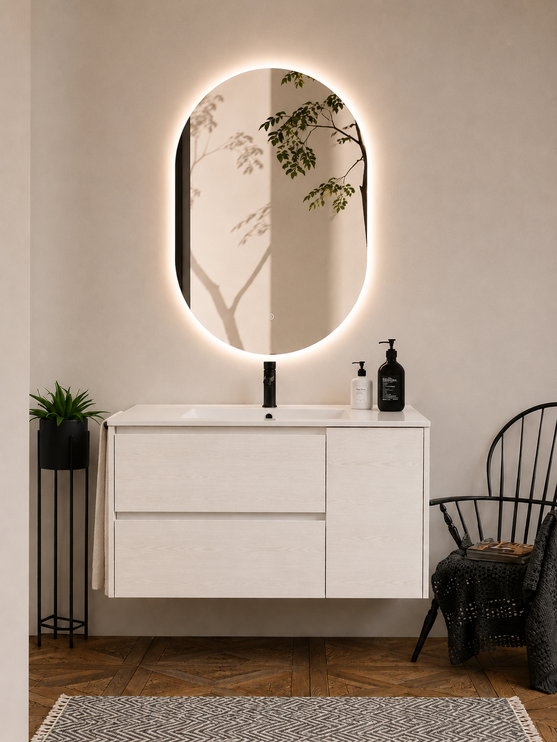 Meuble de salle de bain ITACA avec lavabo