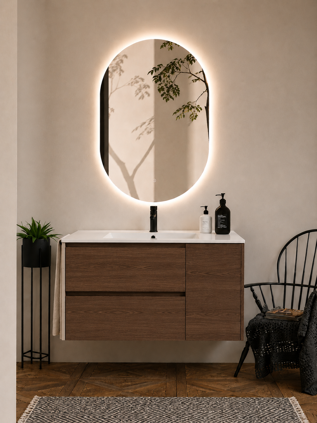 Meuble de salle de bain ITACA avec lavabo