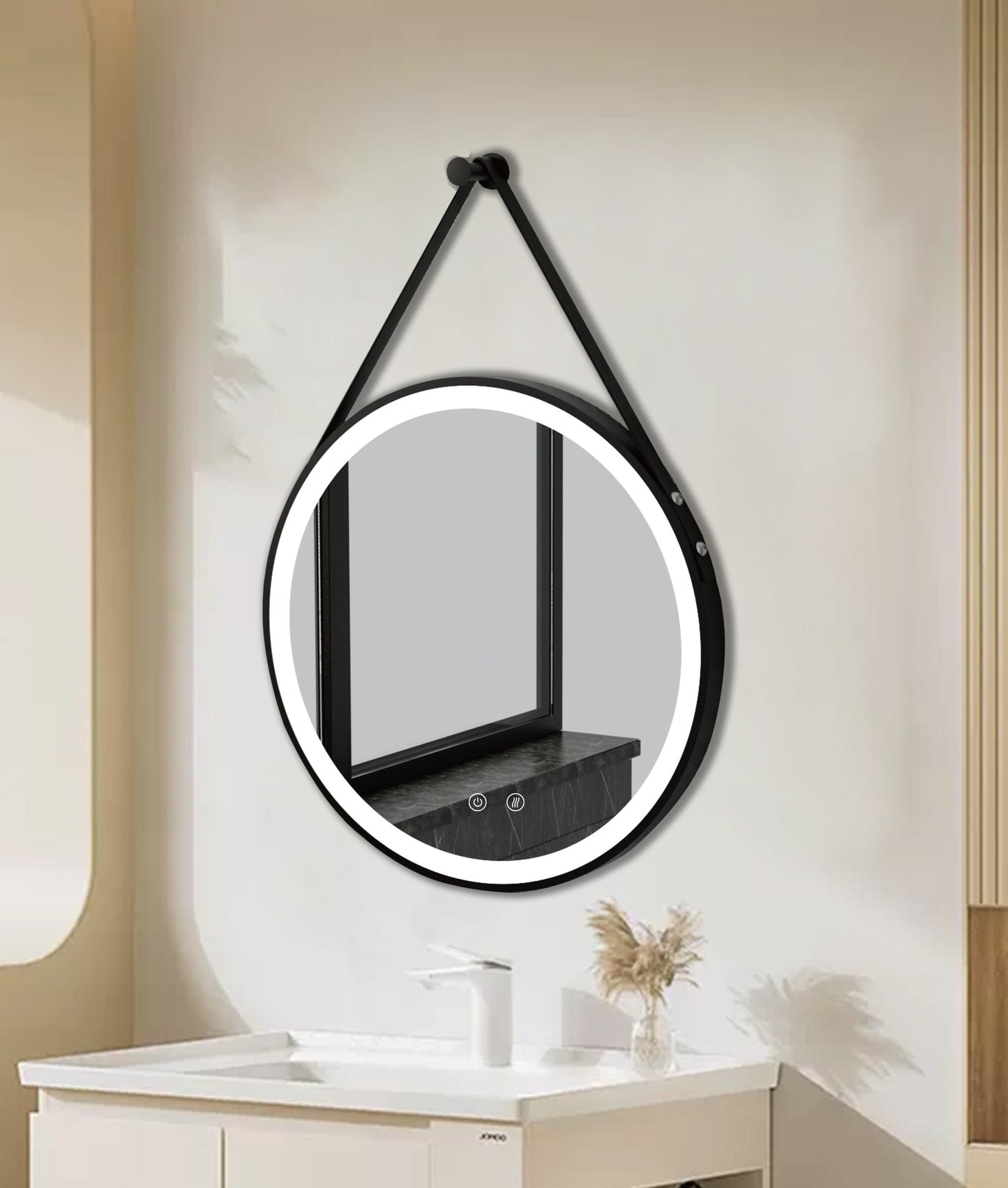Miroir LED Olympus Black