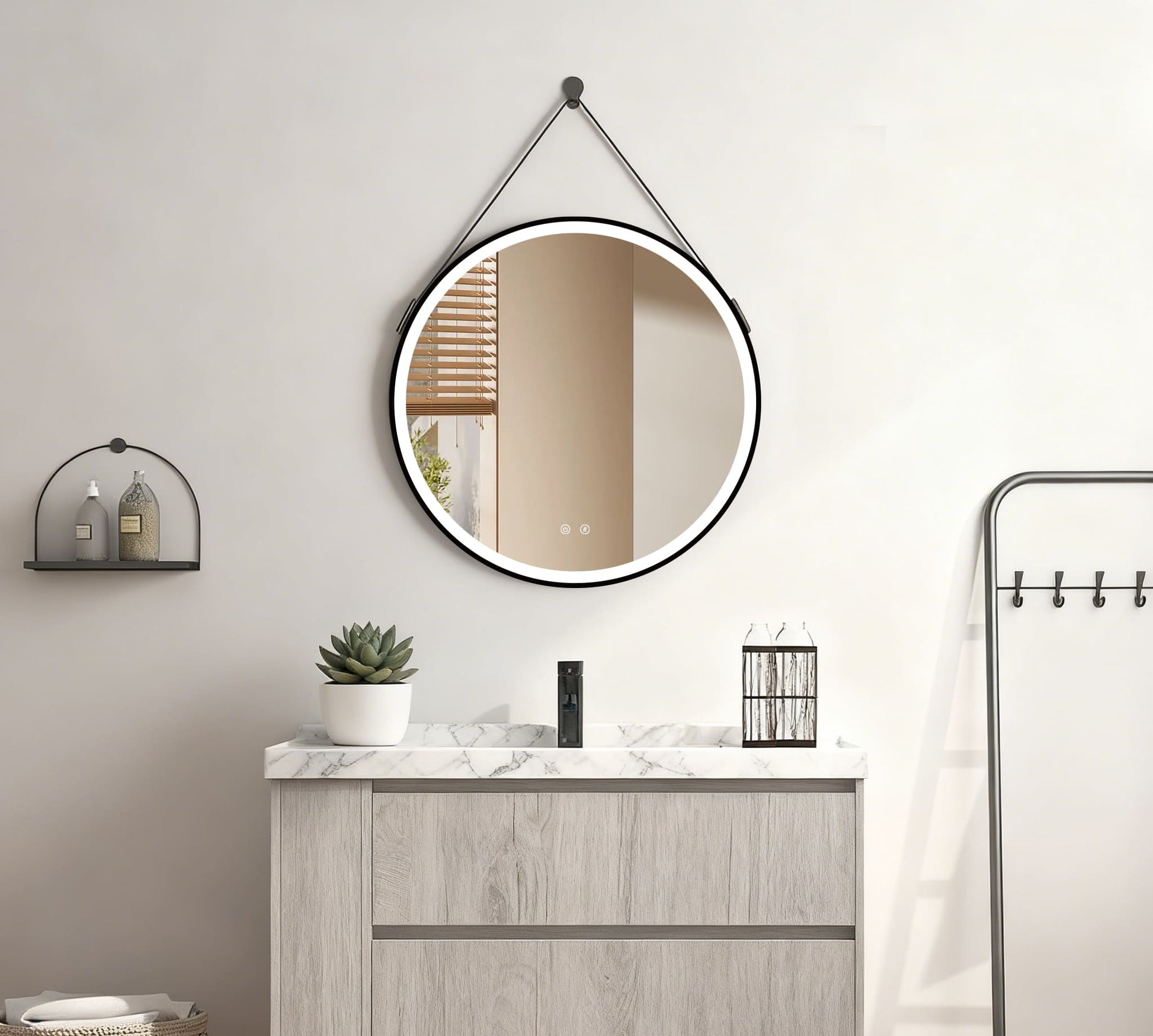 Miroir LED Olympus Gold