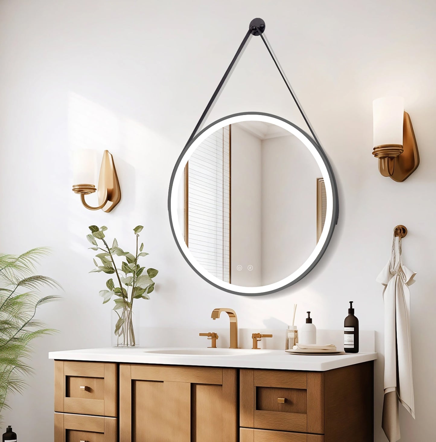 Miroir LED Olympus Gold