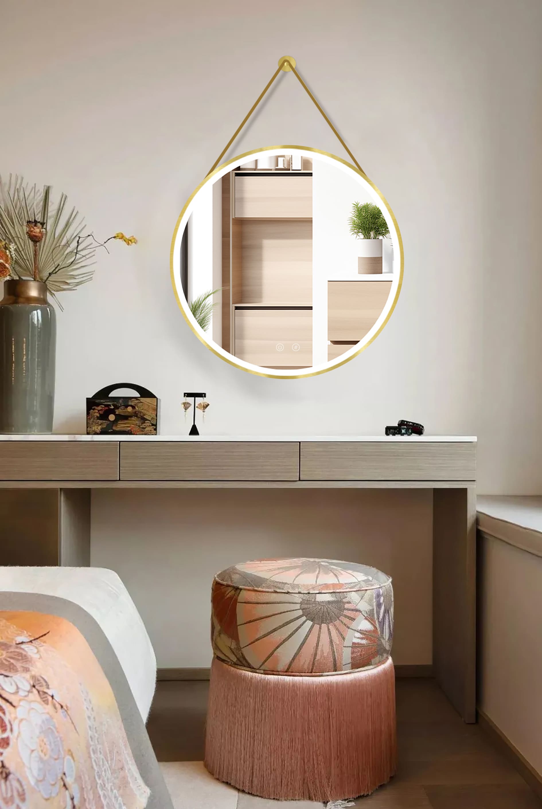 Miroir LED Olympus Gold