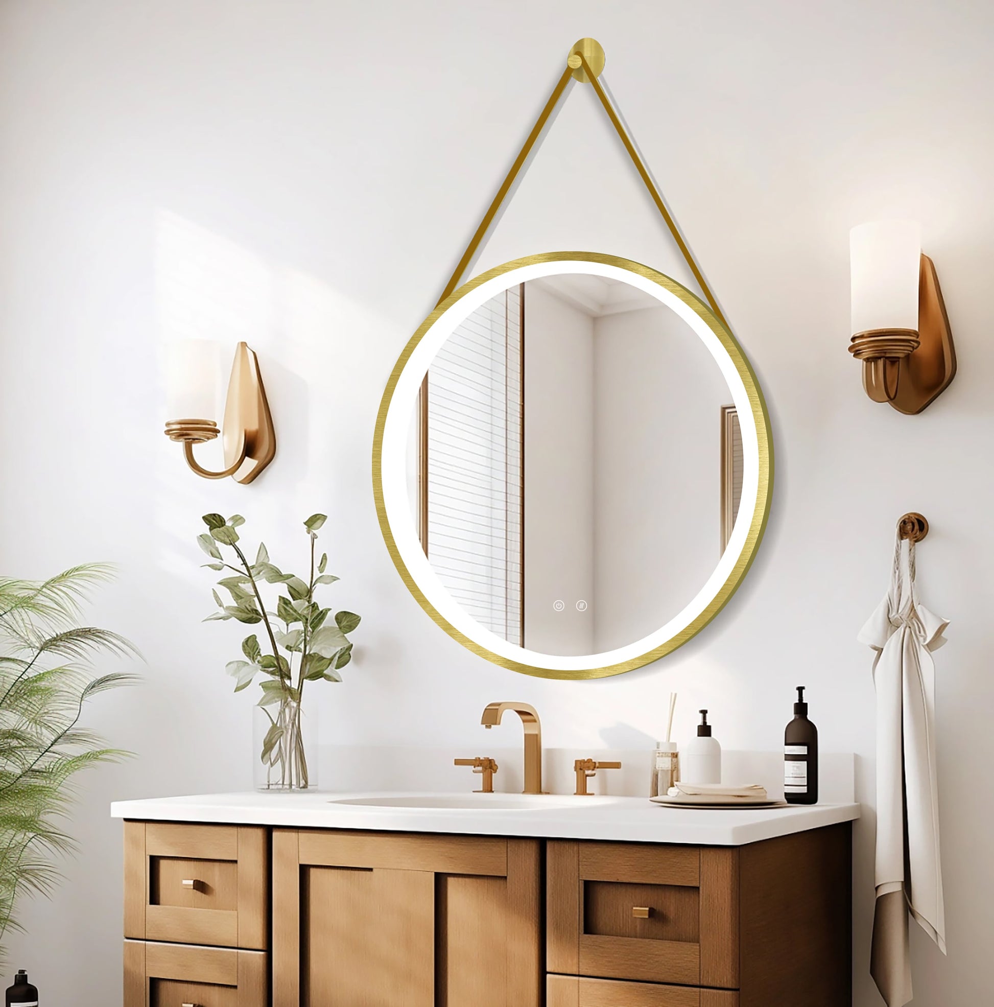 Miroir LED Olympus Gold