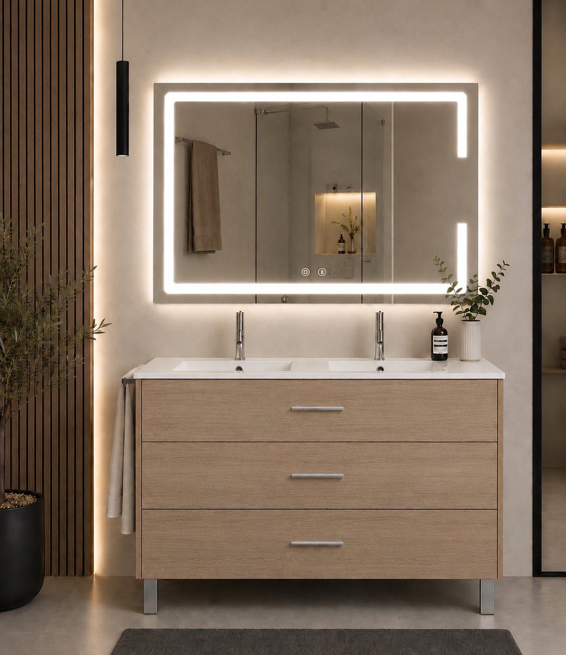 Meuble de salle de bain RIBERA avec lavabo