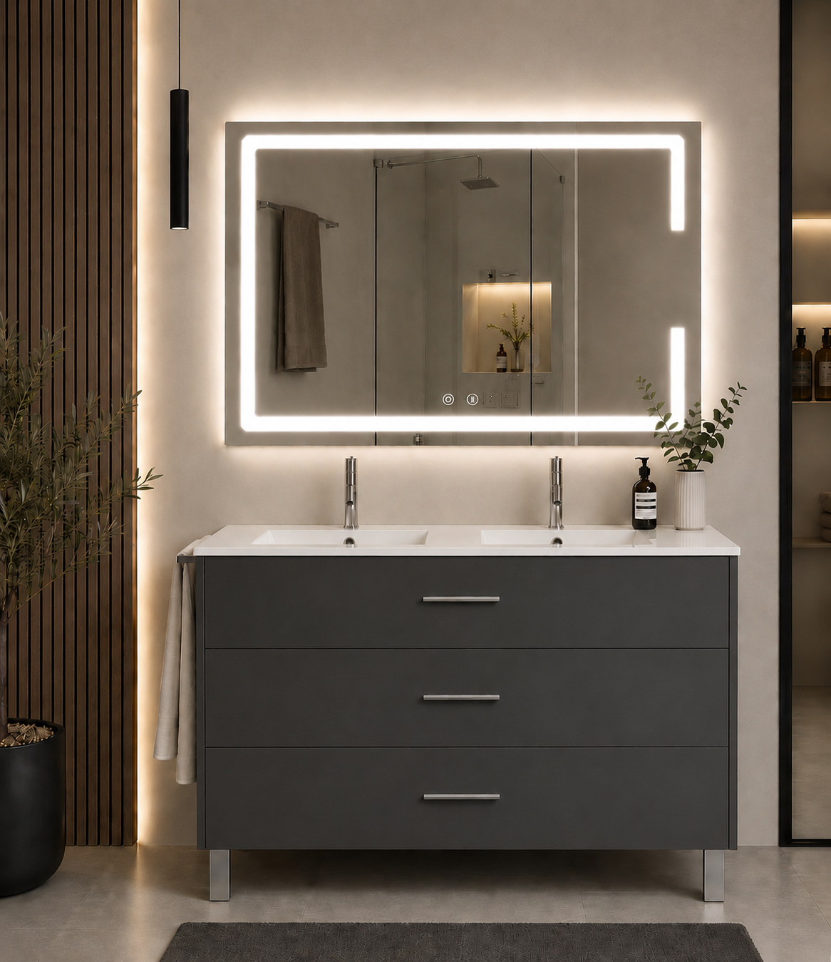 Meuble de salle de bain RIBERA avec lavabo