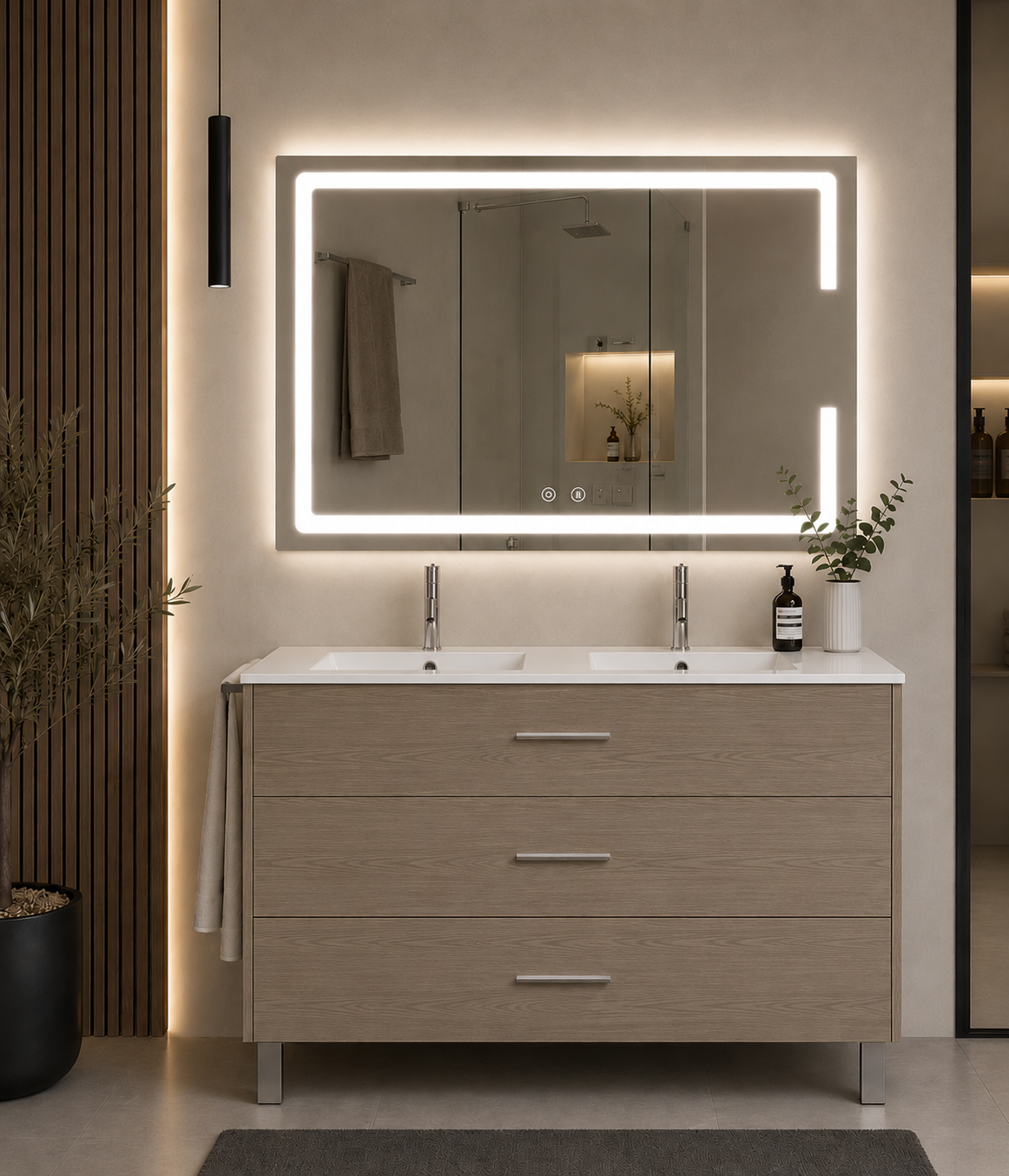 Meuble de salle de bain RIBERA avec lavabo