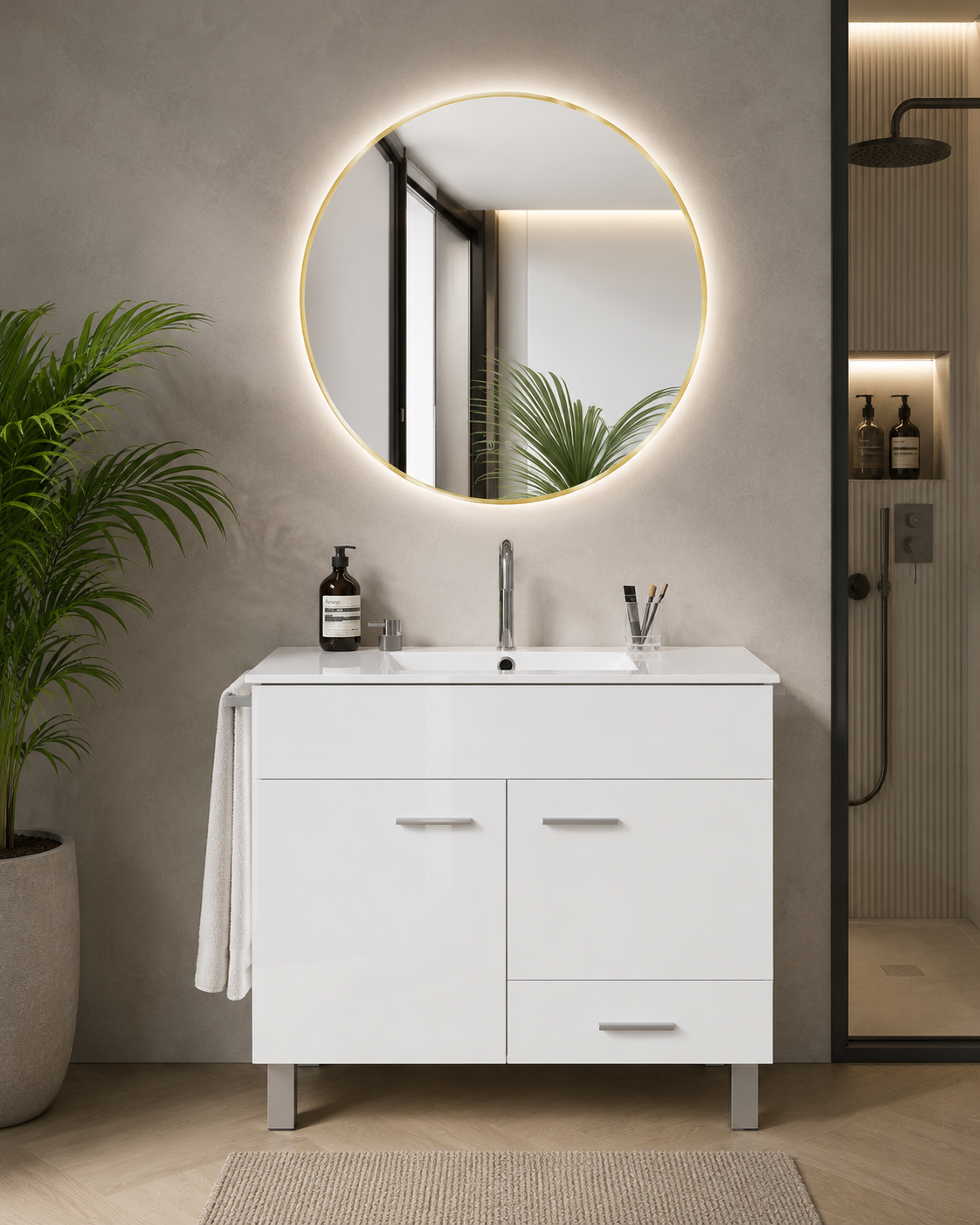 Meuble de salle de bain SAMOS avec lavabo