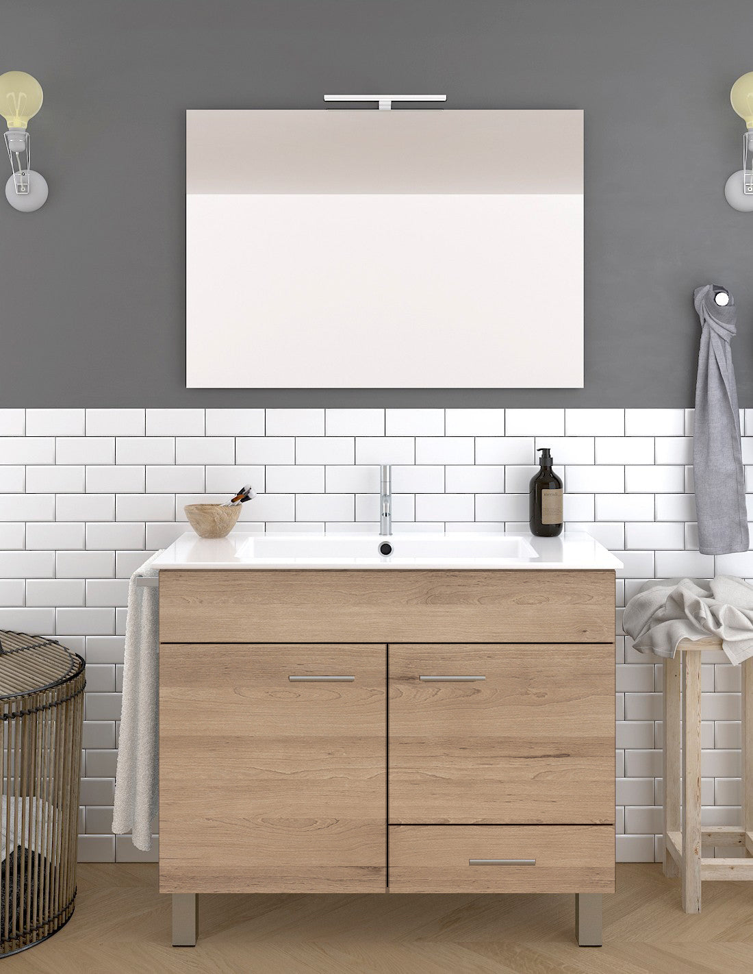 Meuble de salle de bain SAMOS avec lavabo