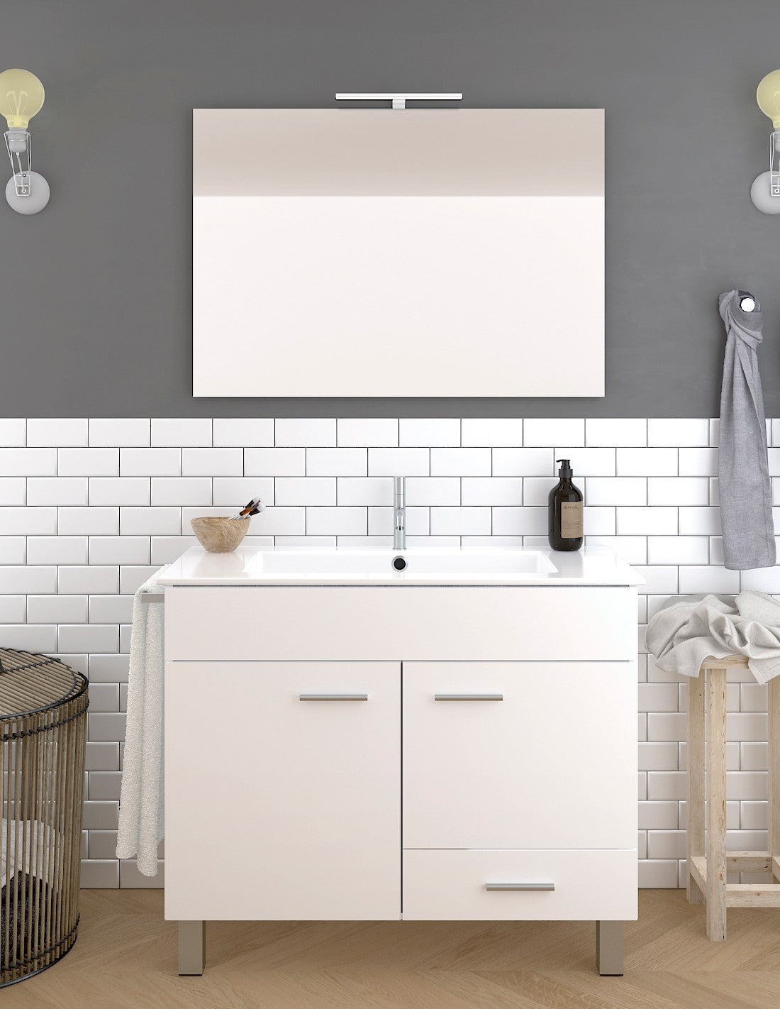 Meuble de salle de bain SAMOS avec lavabo