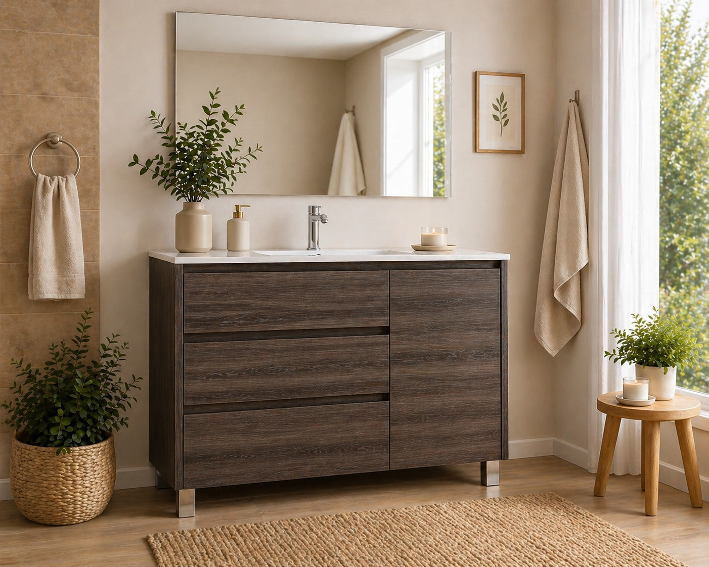Meuble de salle de bain VOLUM avec lavabo