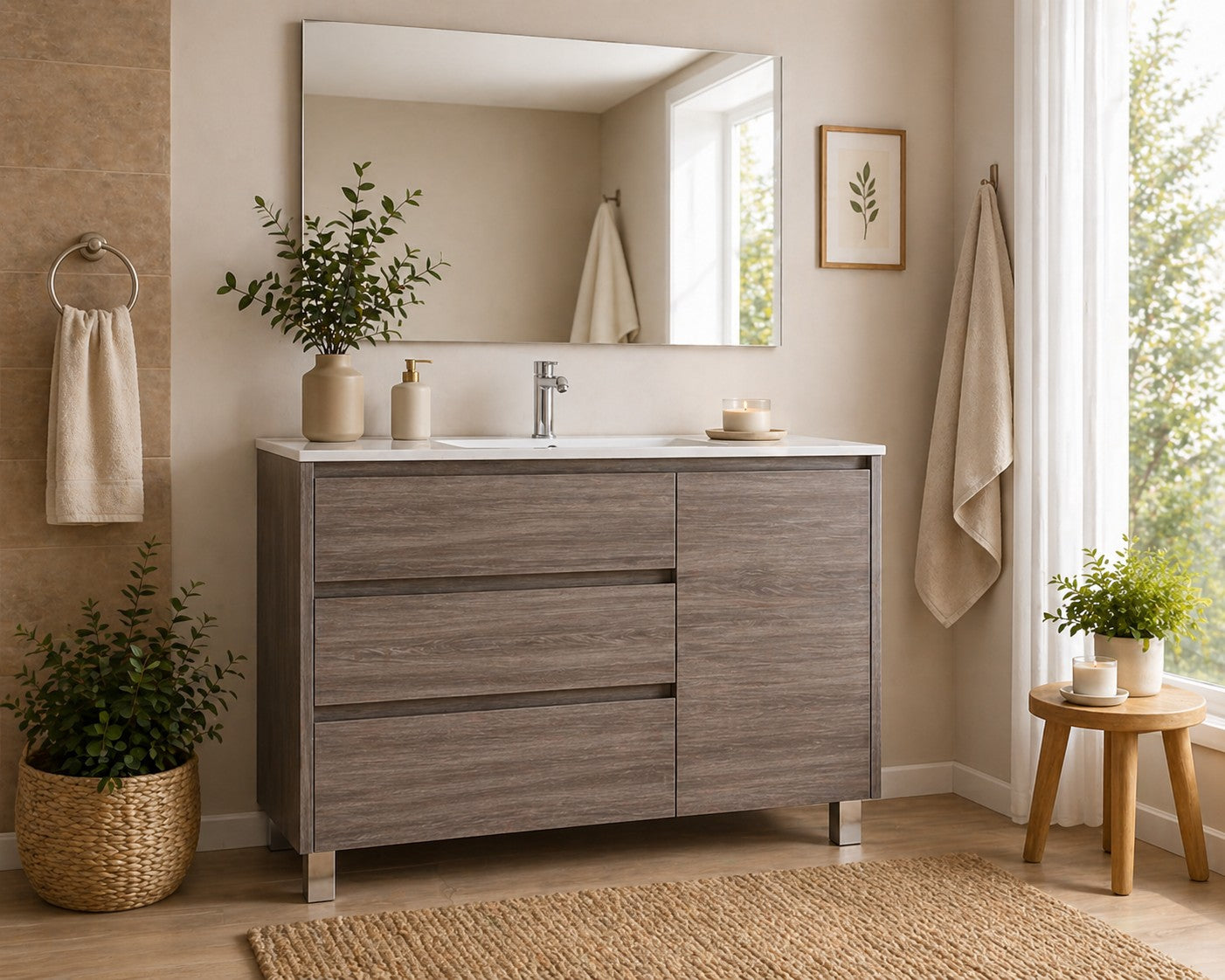Meuble de salle de bain VOLUM avec lavabo