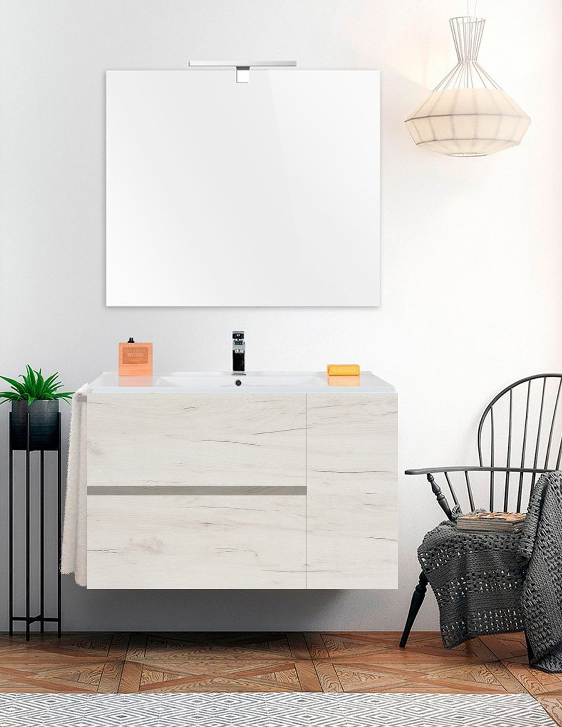 Meuble de salle de bain ITACA avec lavabo