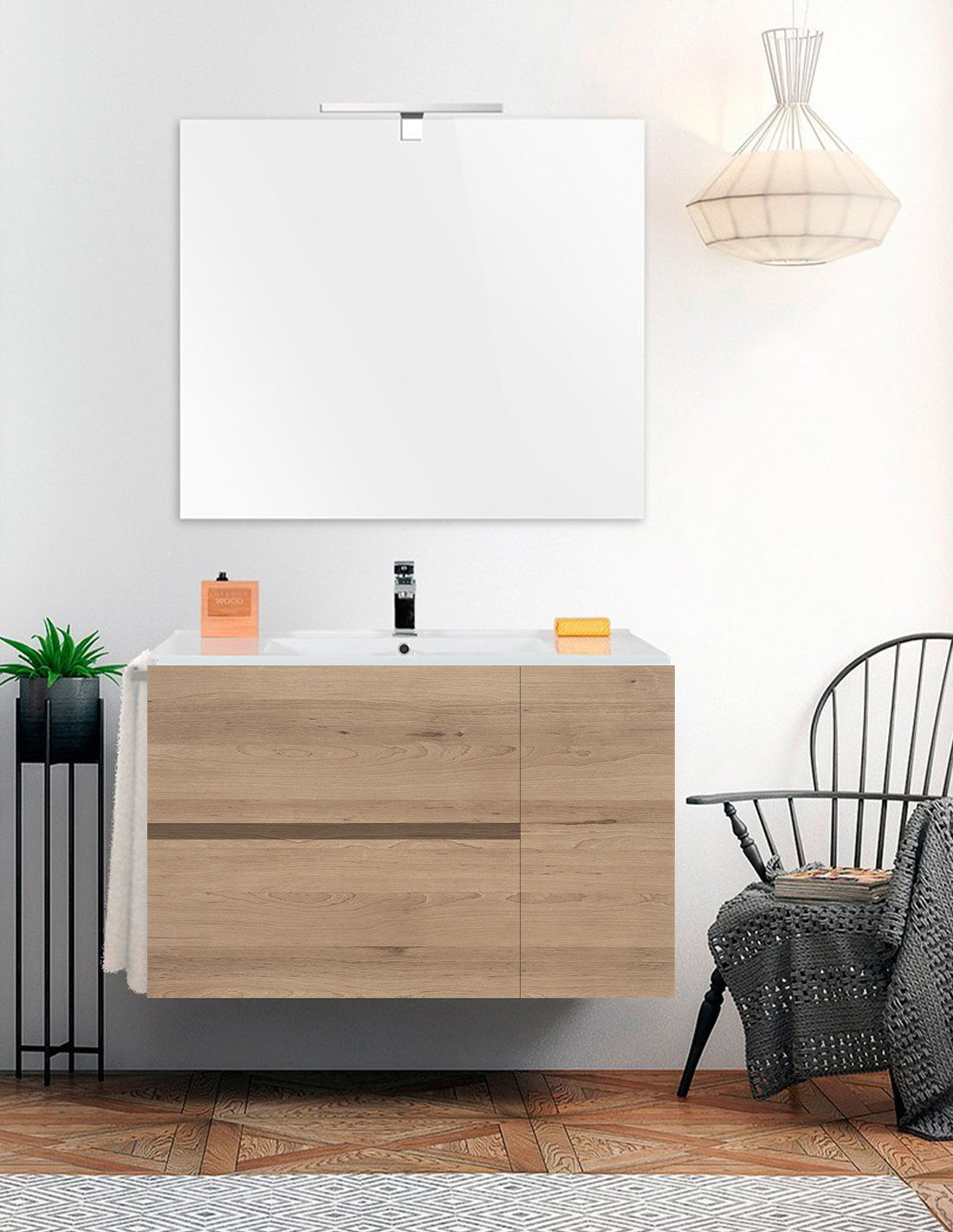 Meuble de salle de bain ITACA avec lavabo